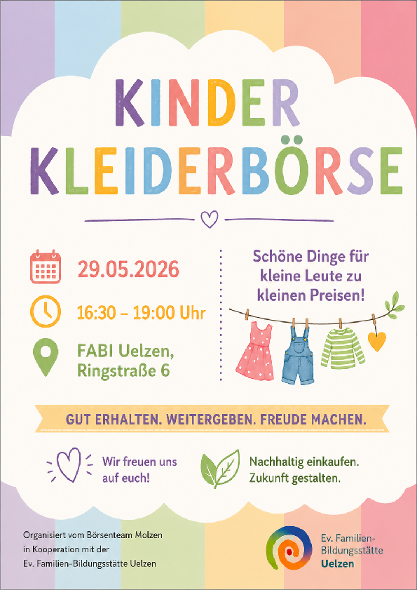 Öffnet die Seite 'Kinderkleiderbörse in der Fabi!'